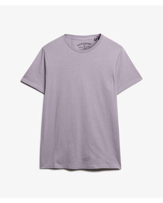 Superdry Purple Classic Essential T-shirt for men