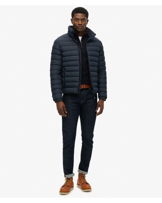 Superdry Blue & Co Fuji Printed Padded Jacket for men