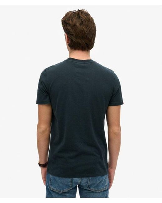Superdry Black & Co Japan Stripe Relaxed T-shirt for men