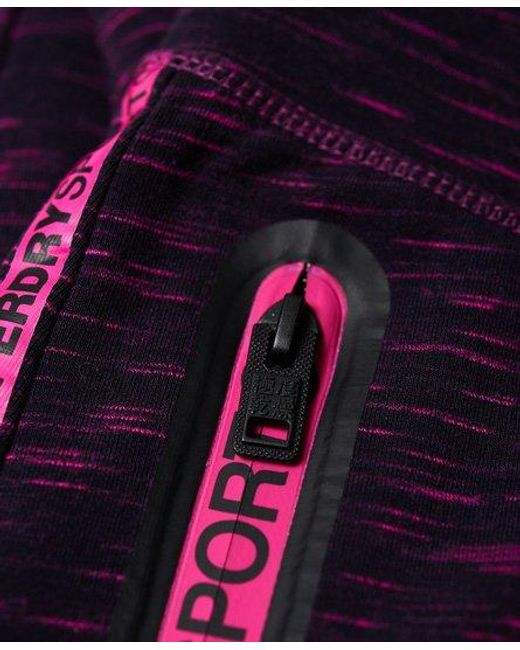 Superdry Blue Core Gym Tech Panel Joggers Midnight