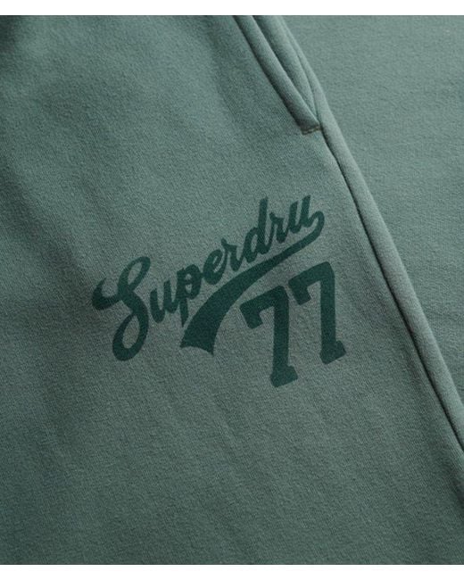 Superdry Blue Super 77 Flare joggers
