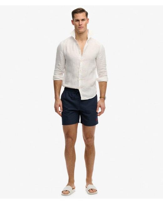 Superdry White & Co Monogram Pool Sliders for men