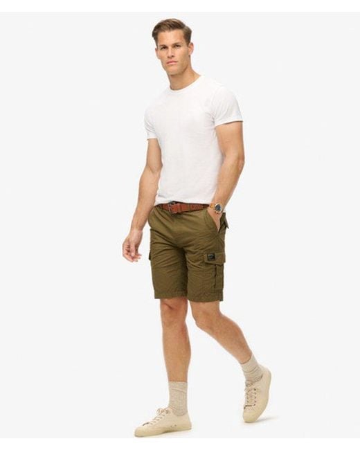 Superdry Green & Co Parachute Cargo Shorts for men