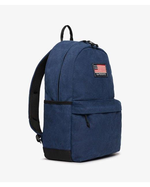 Superdry Blue & Co Workwear Canvas Montana Backpack