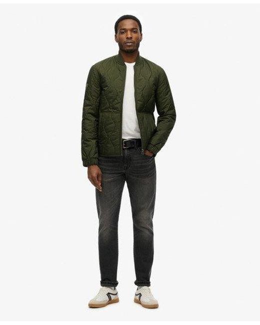 Superdry Green Surplus Quilted Liner Jacket for men