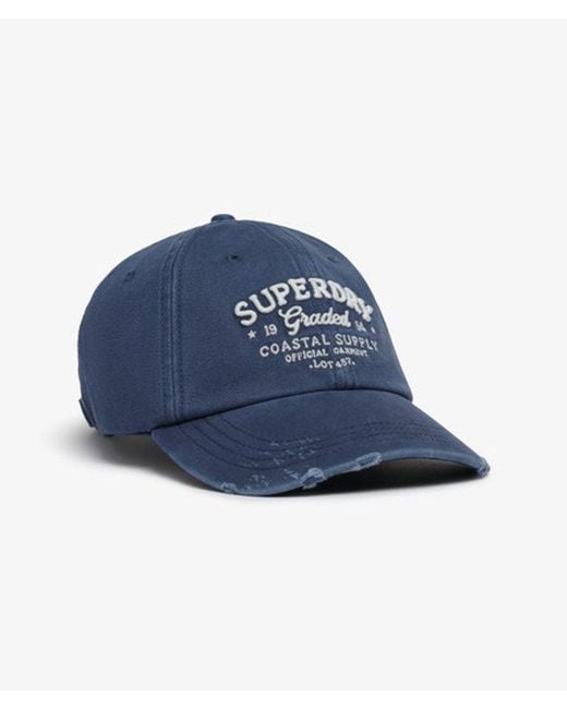 Superdry Blue & Co Vintage Applique Baseball Cap