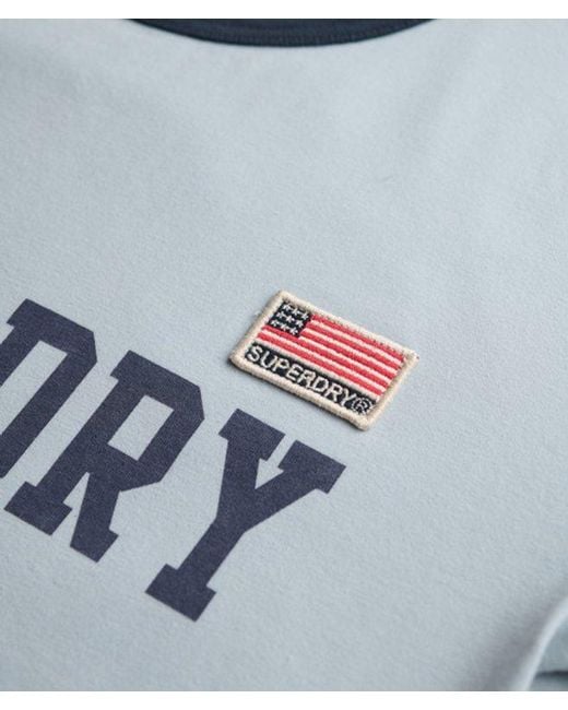Superdry Gray & Co Athletic Essential Stripe T-shirt