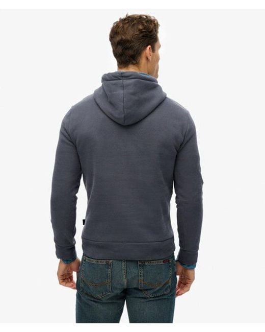 Superdry Blue Great Outdoors Hoodie for men