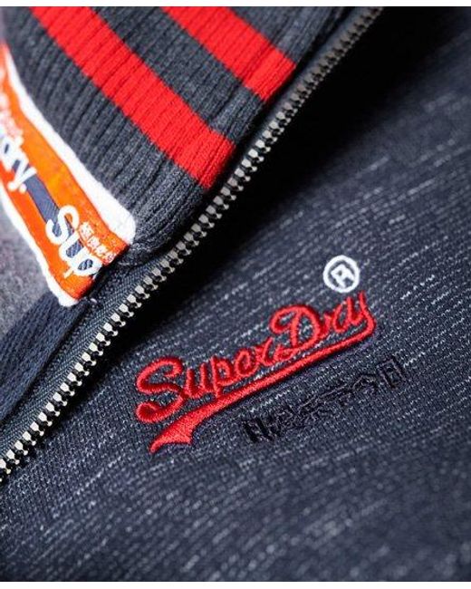 Superdry Blue Label Track Top Classic Feeder for men