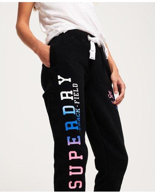 Superdry Black Track & Field Jogger