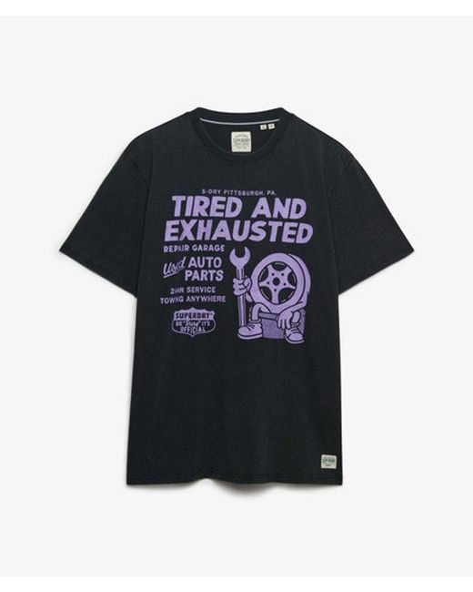 Superdry Black & Co Local Business Loose T-shirt for men