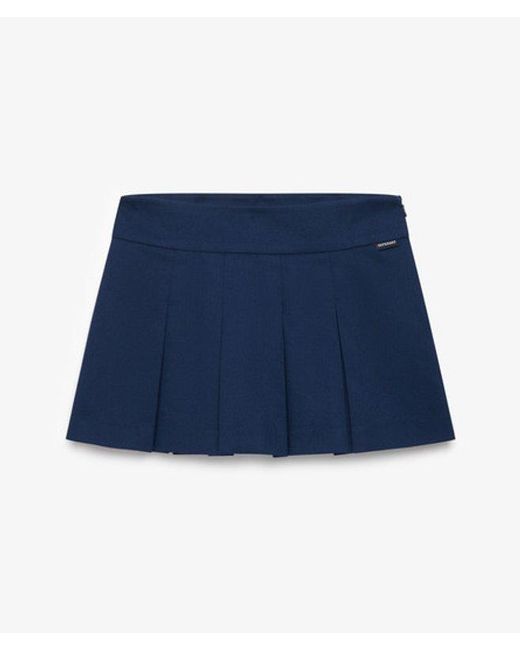 Superdry Blue & Co Mini Pleated Skort