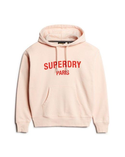 Superdry Natural & Co Sport Luxe Loose Hoodie