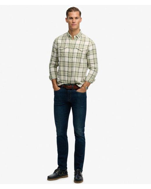 Superdry Green & Co The Merchant Store - Lite Check Shirt for men