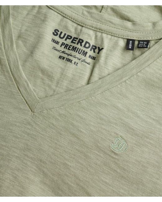 Superdry Gray & Co Studios Slub Embroidered T-shirt