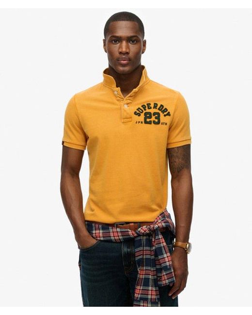 Superdry Orange & Co Vintage Athletic Polo Shirt for men
