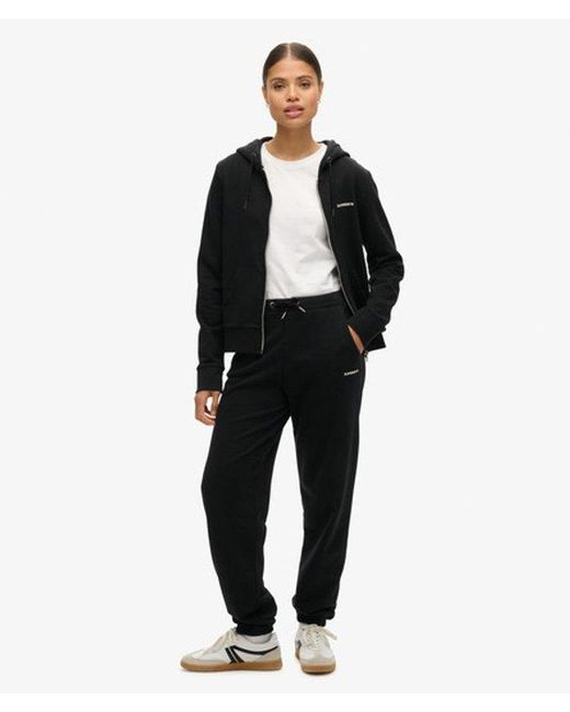 Superdry Effen joggingbroek in het White