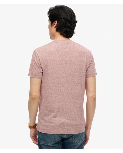 Superdry Red Organic Cotton Essential Logo T-shirt - Size: Xxxl for men