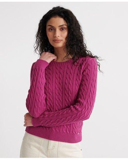 superdry cable knit