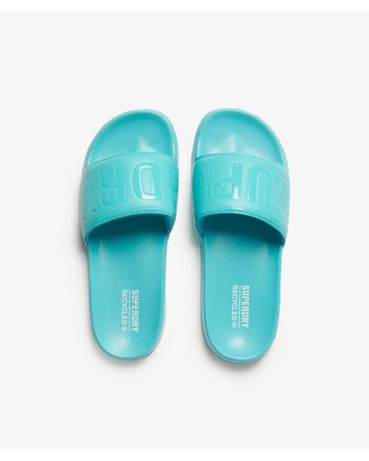 Superdry Blue Code Core Pool Sliders