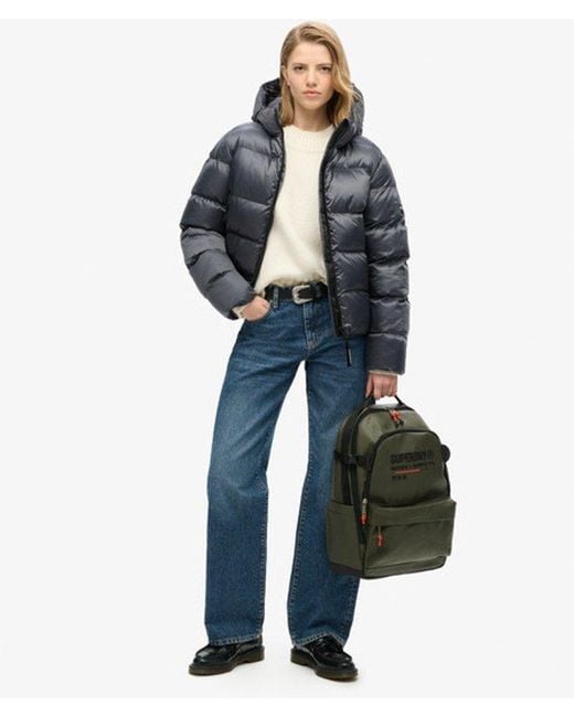 Superdry Green & Co Embroidered Tarp Utility Backpack