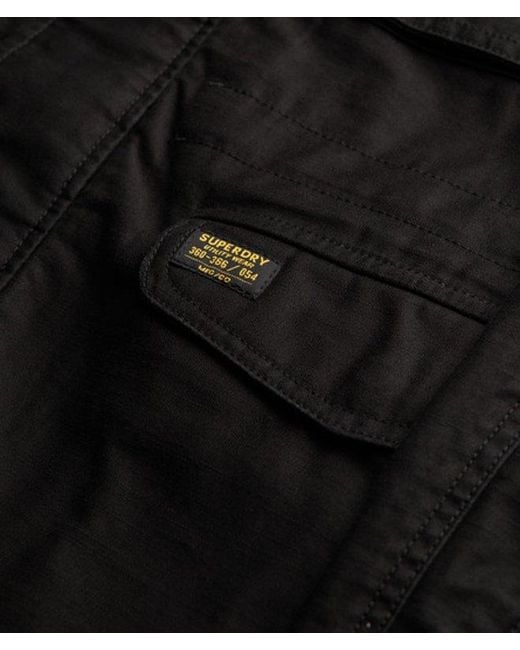 Superdry Black Collared M65 Jacket for men