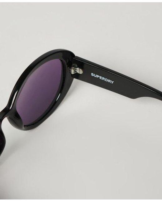 Superdry Black Sdr Oversized Bug Sunglasses
