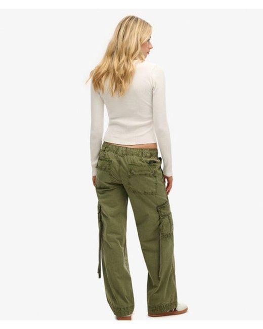 Superdry Green & Co Low Rise Utility Pants