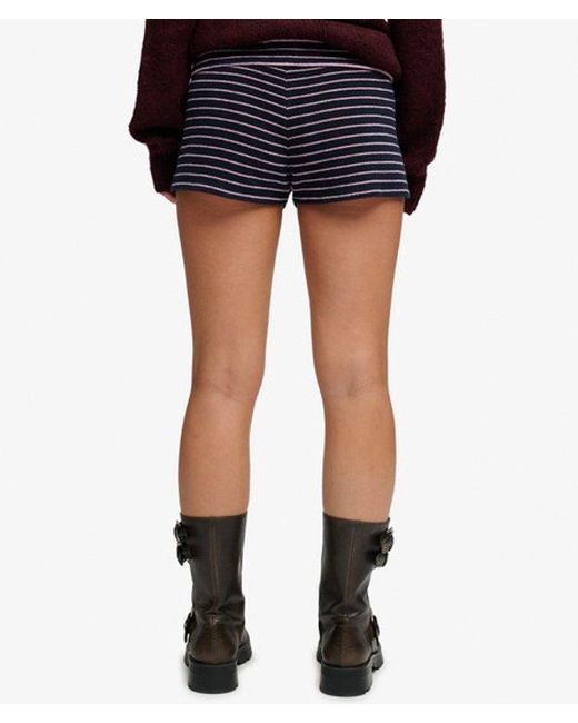 Superdry Red & Co Athletic Essentials Fold Over Towelling Shorts