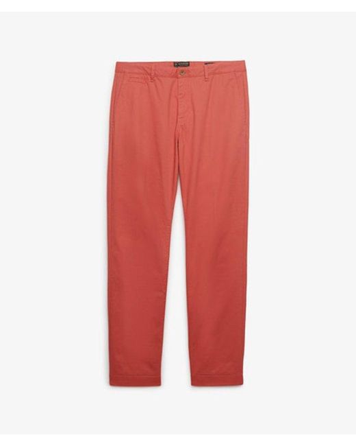 Superdry Red & Co Premium Regular Chinos for men