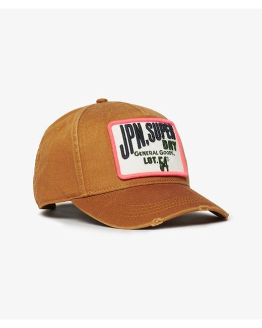 Superdry Brown & Co Graphic Trucker Cap