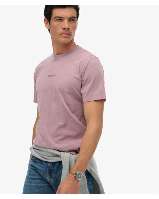 Superdry Gray & Co Micro Logo T-shirt for men
