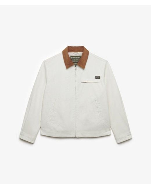Superdry Natural & Co Cord Collar Ranch Jacket