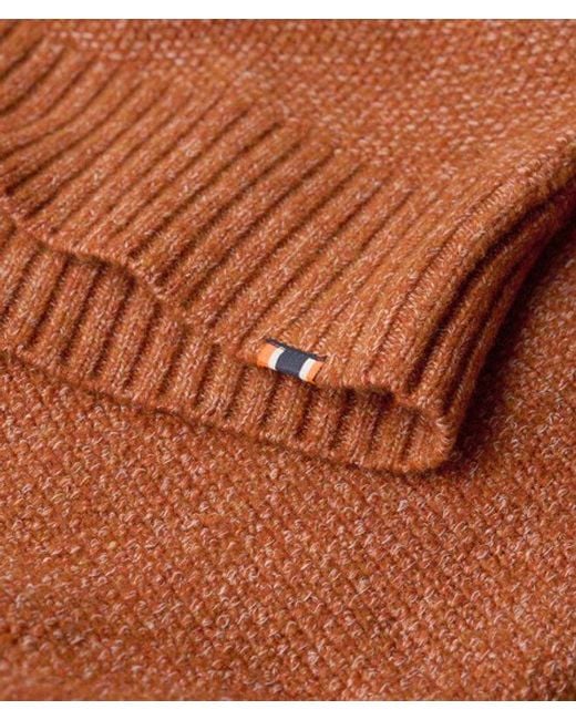 Superdry Red & Co Chunky Raglan Jumper for men