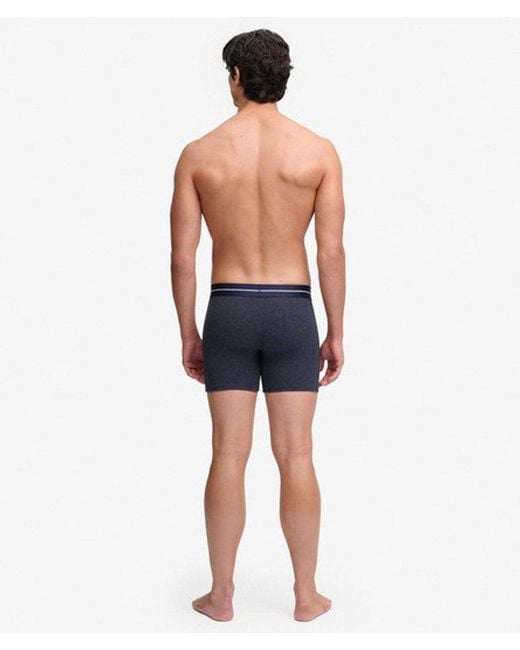 Superdry Blue & Co Boxer Triple Pack for men