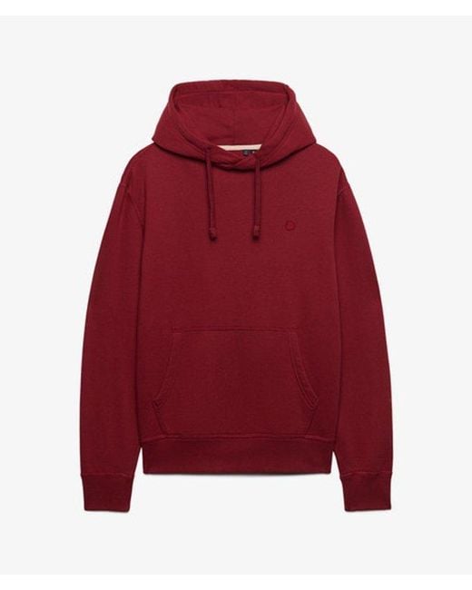 Superdry Red & Co Essential Logo Hoodie for men