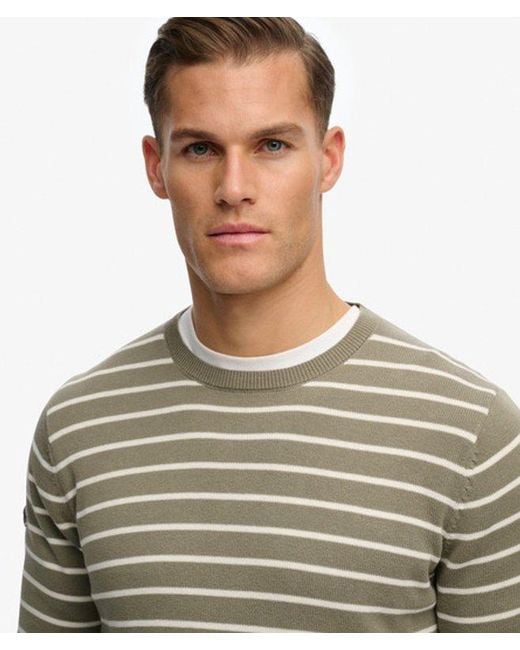 Homme The Merchant Store-Pull Marin Rayé Taille Superdry pour homme en coloris Gray