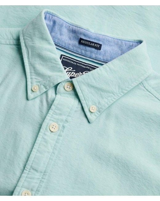 Superdry Green & Co Preppy Oxford Long Sleeve Shirt for men
