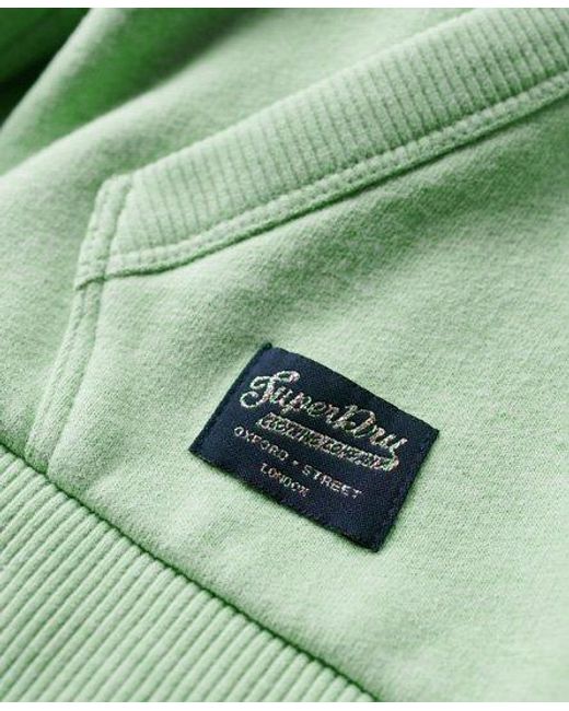 Imprimée sweat à capuche avec logo vintage fluo Superdry en coloris Green