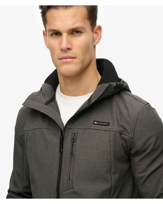 Superdry Gray & Co Marl Ripstop Trekker Jacket for men