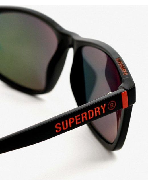 Femme Lunettes De Soleil Carrées Taille: 1Taille Superdry en coloris Black