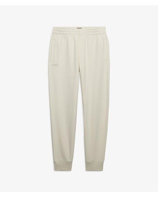 Superdry White & Co Essential Logo Half Brushed joggers for men