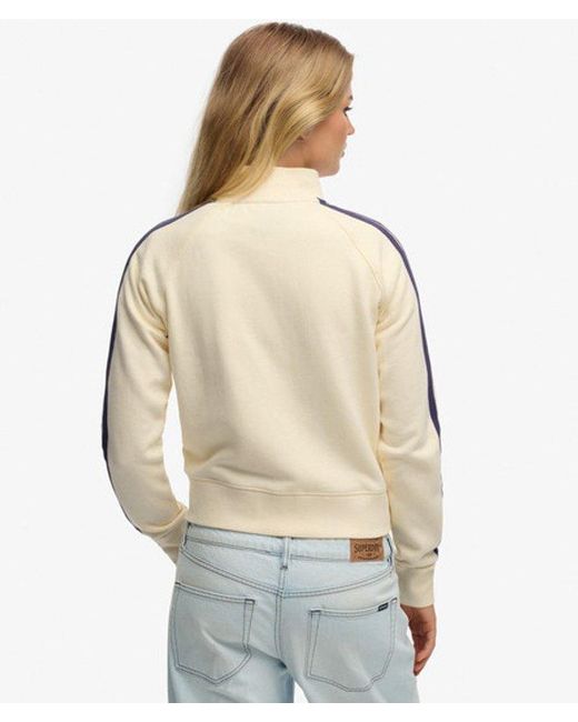 Superdry Natural & Co Essential Logo Zip Track Top