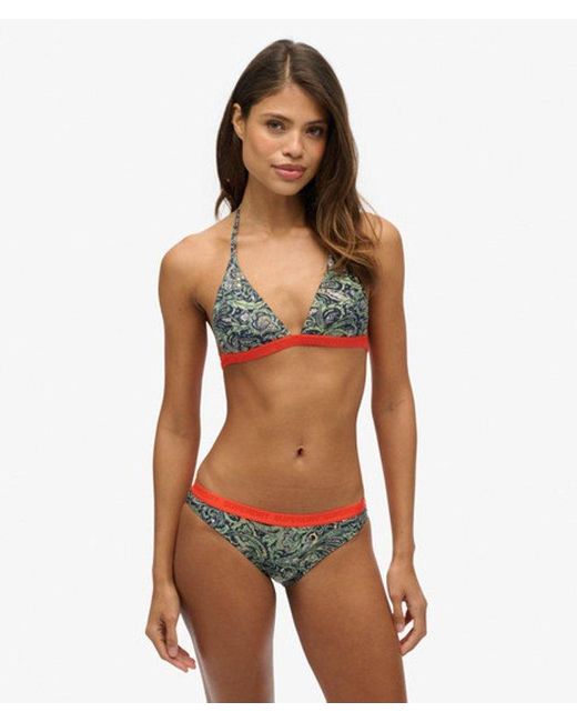 Femme Bas De Bikini Classique Imprimé Taille Superdry en coloris Natural