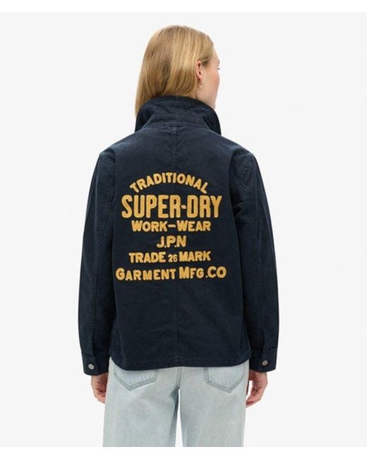 Superdry Blue & Co Canvas Chore Jacket