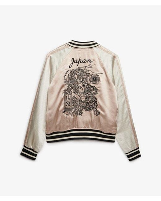 Superdry Natural & Co Suikajan Embroidered Bomber Jacket