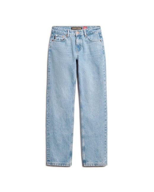 Superdry Blue & Co Mid Rise Straight Leg Jean