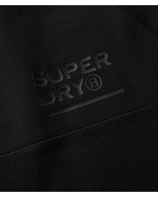 Superdry Black & Co Tech Logo Loose Hoodie for men