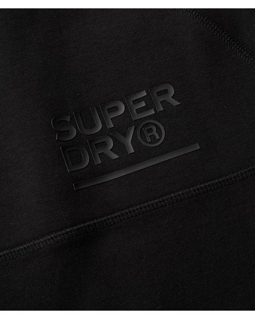 Superdry Black & Co Tech Logo Loose Hoodie for men