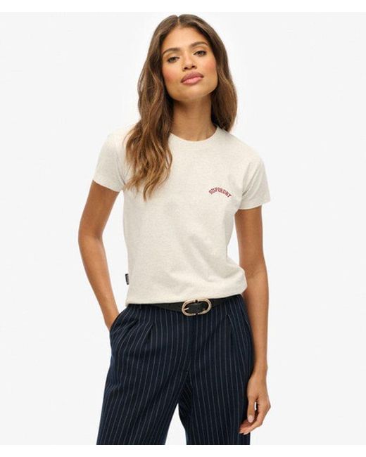 Superdry Blue & Co Essential Logo Fitted T-shirt